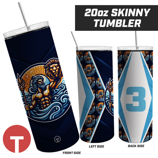 Detachment Poseidon - 20oz Skinny Tumbler