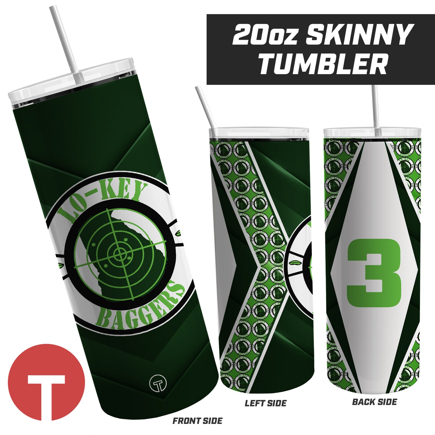 Lo-Key Baggers - 20oz Skinny Tumbler