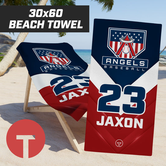 East Cobb Angels - 30"x60" Beach Towel