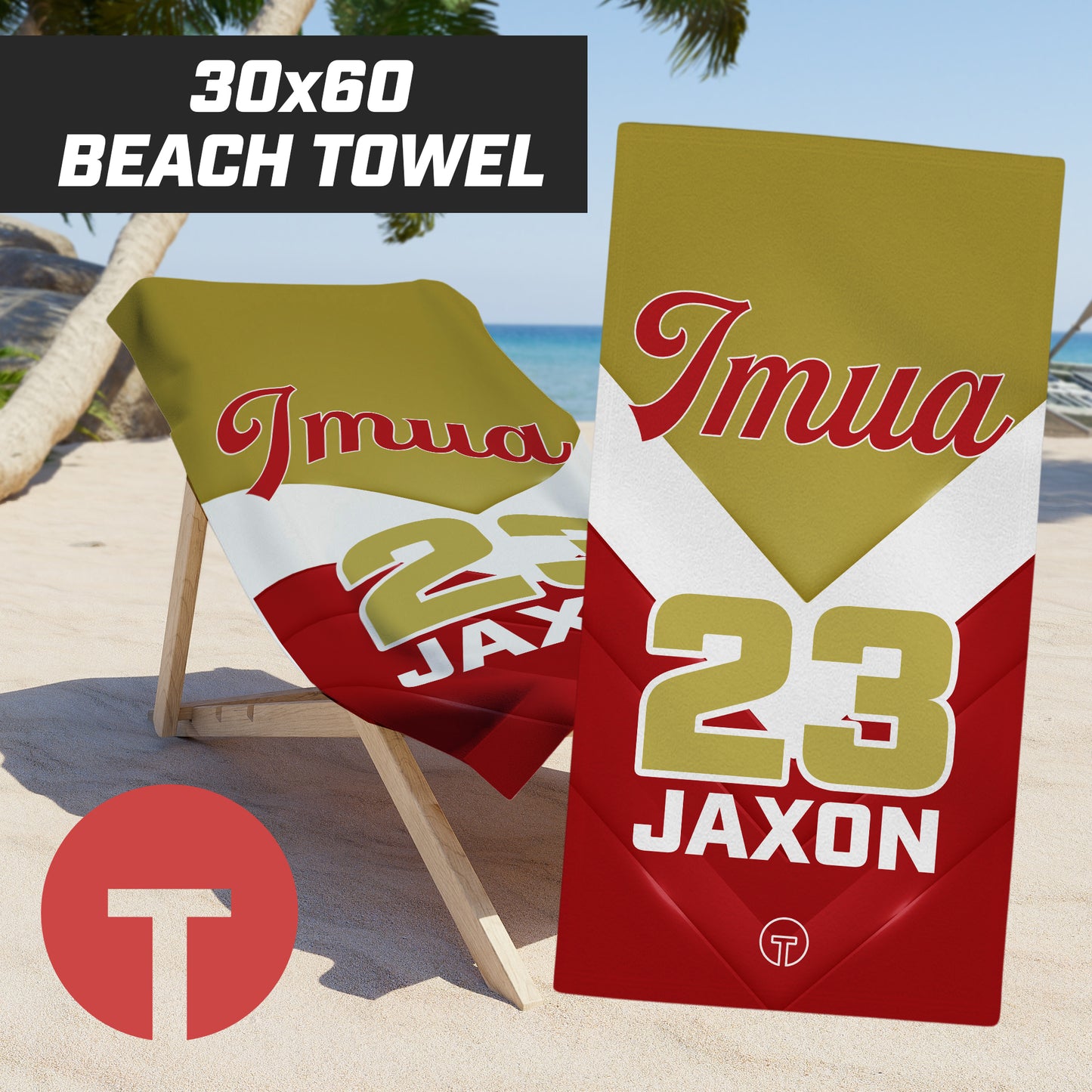 IMUA - 30"x60" Beach Towel