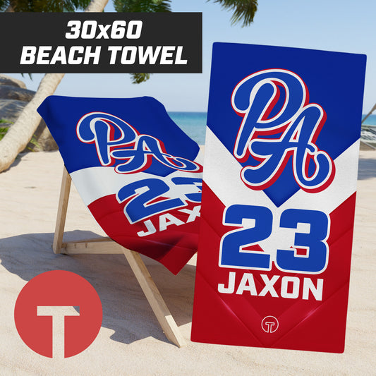 PA Playmakers - 30"x60" Beach Towel