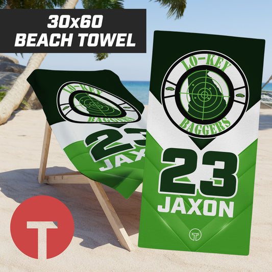 Lo-Key Baggers - 30"x60" Beach Towel