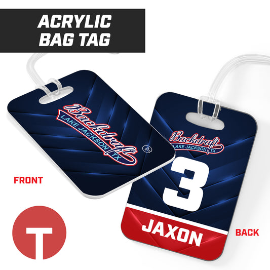 Backdraft - Hard Acrylic Bag Tag