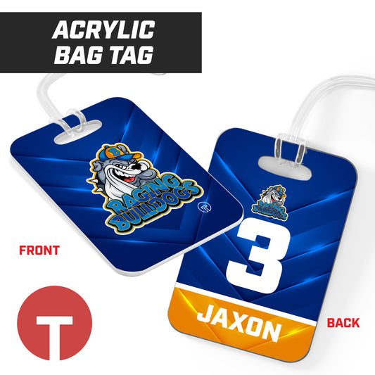 Raging Bulldogs - Hard Acrylic Bag Tag