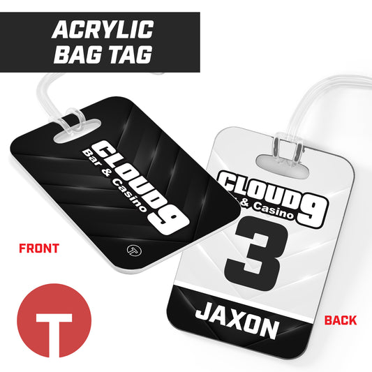 Cloud 9 - Hard Acrylic Bag Tag