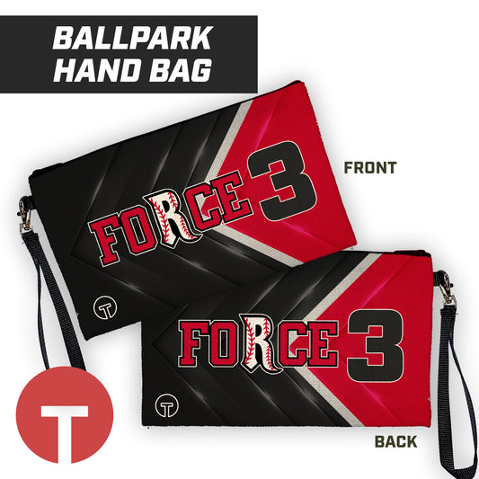 Relentless Force - 9"x5" Zipper Bag with Wrist Strap