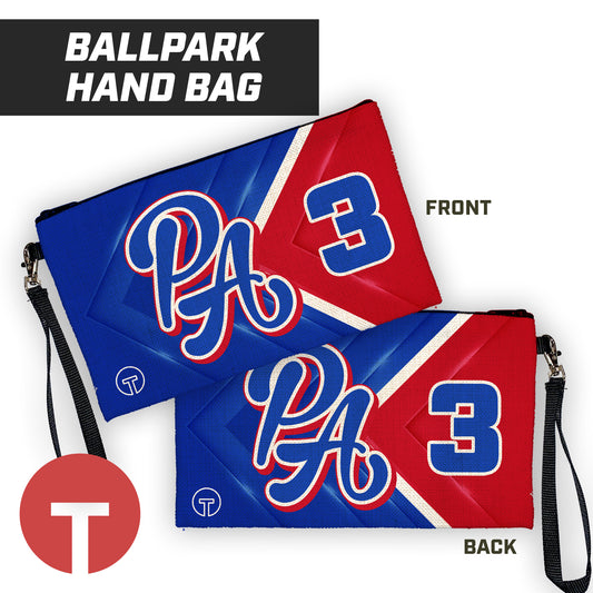 PA Playmakers - 9"x5" Zipper Bag with Wrist Strap