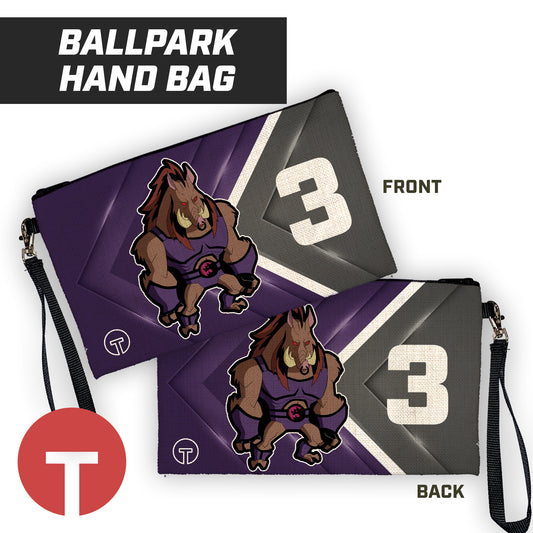 Thunderpigs - 9"x5" Zipper Bag with Wrist Strap