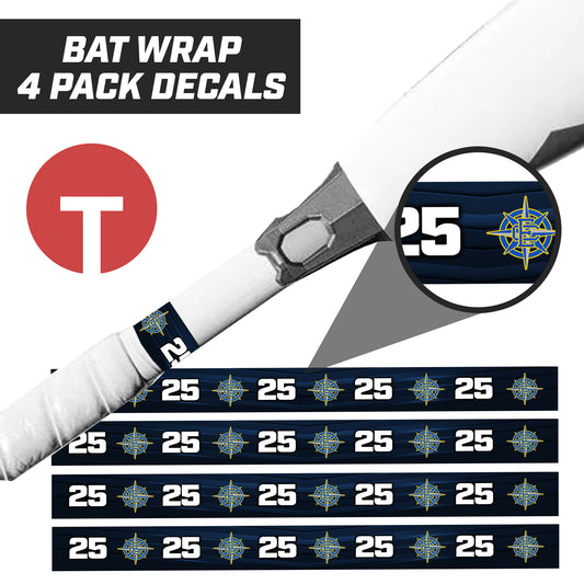 ECB Mariners - Bat Decal Wraps (4 Pack)