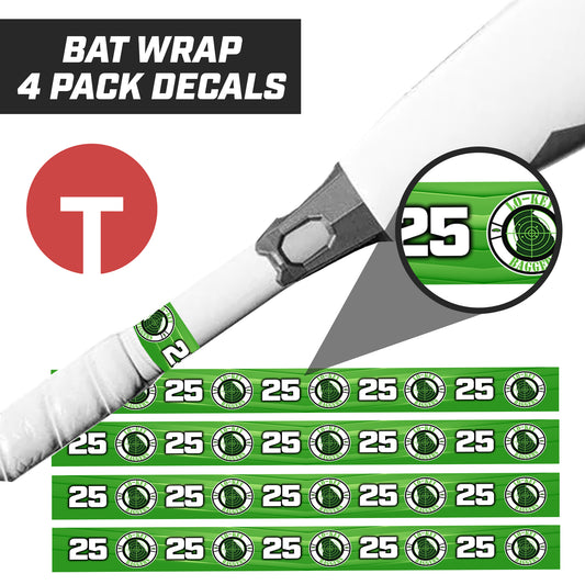 Lo-Key Baggers - Bat Decal Wraps (4 Pack)