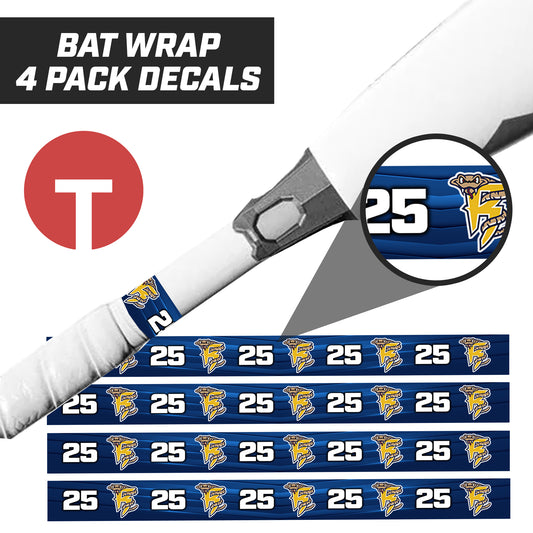 Rounding Third Rattlers - Bat Decal Wraps (4 Pack)
