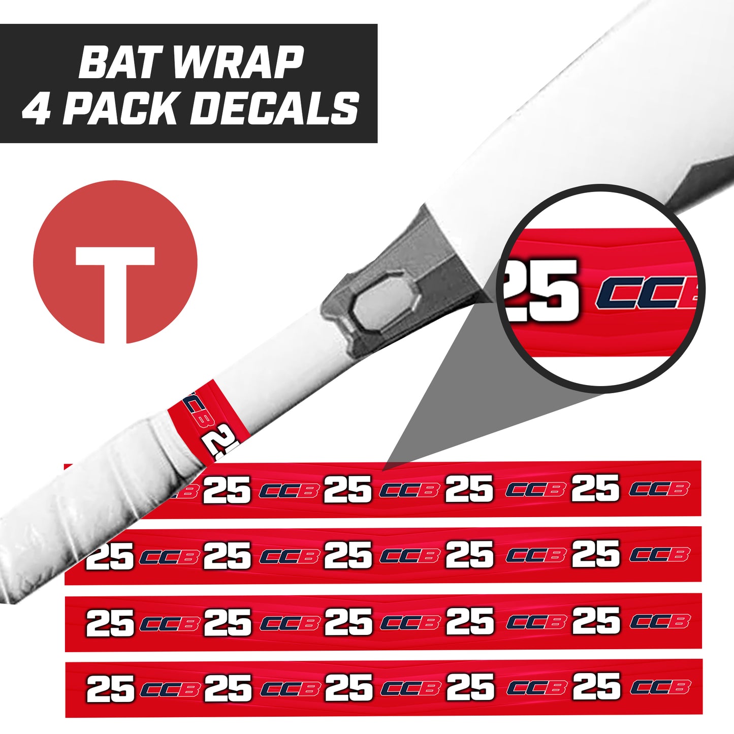CCB - Bat Decal Wraps (4 Pack)