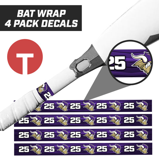 NKHS Vikings - Bat Decal Wraps (4 Pack)