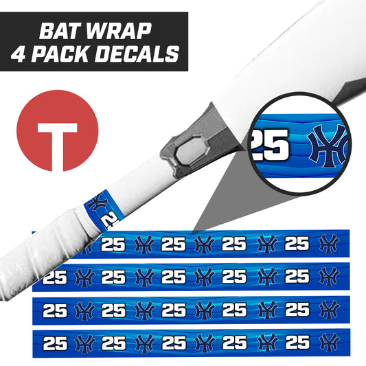 Hammond Yankees - Bat Decal Wraps (4 Pack)
