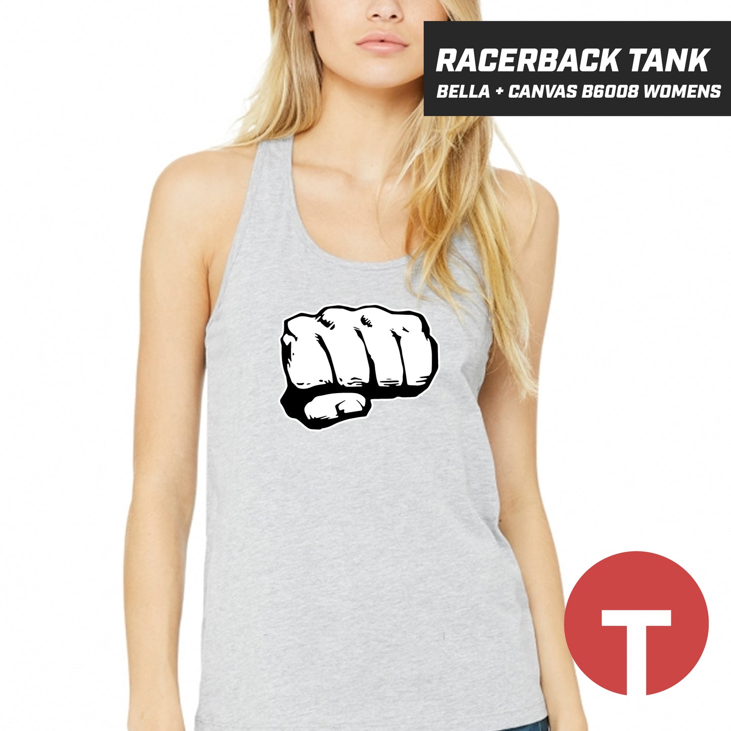 Knuckleheads - Bella + Canvas B6008 Women's Jersey Racerback Tank