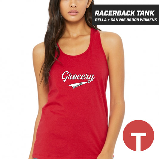 Grocery - Teamsters - Bella + Canvas B6008 Women's Jersey Racerback Tank