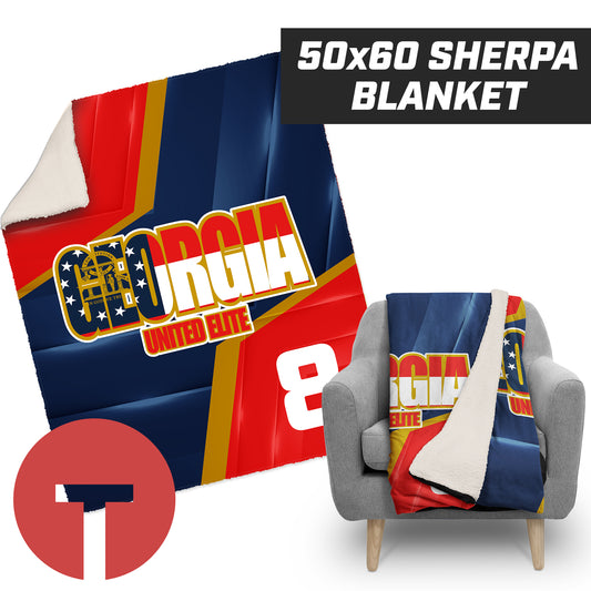 Georgia United Elite - 50”x60” Plush Sherpa Blanket