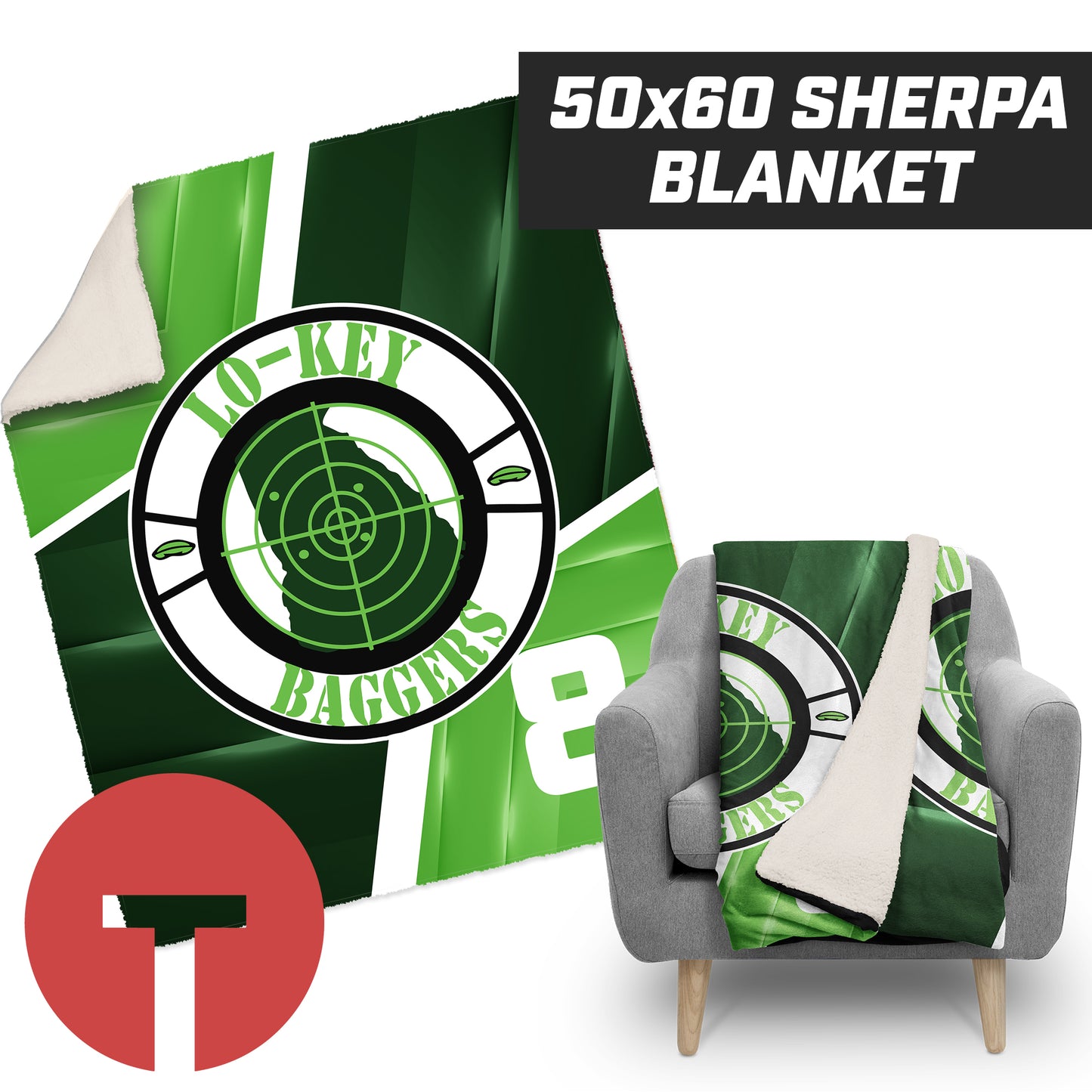 Lo-Key Baggers - 50”x60” Plush Sherpa Blanket