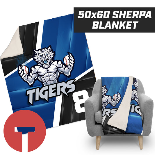 Tigers J Leon - 50”x60” Plush Sherpa Blanket
