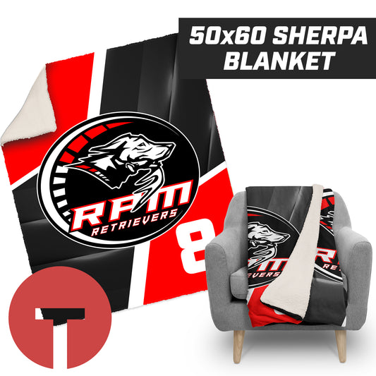 RPM Retrievers - 50”x60” Plush Sherpa Blanket