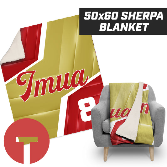 IMUA - 50”x60” Plush Sherpa Blanket