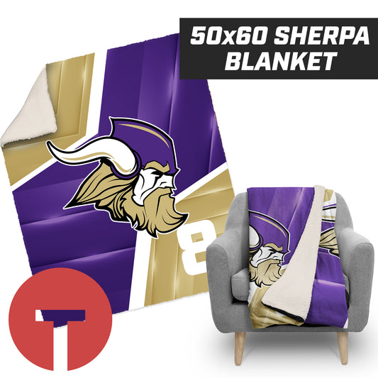 NKHS Vikings - 50”x60” Plush Sherpa Blanket