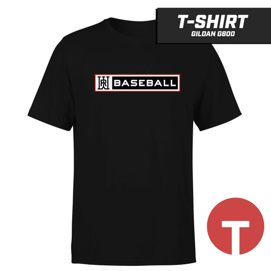 Rapids Baseball - T-Shirt Gildan G800 - LOGO 1