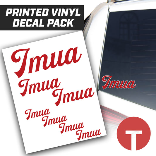 IMUA - Logo Vinyl Decal Pack