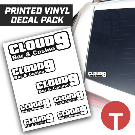 Cloud 9 - Logo Vinyl Decal Pack