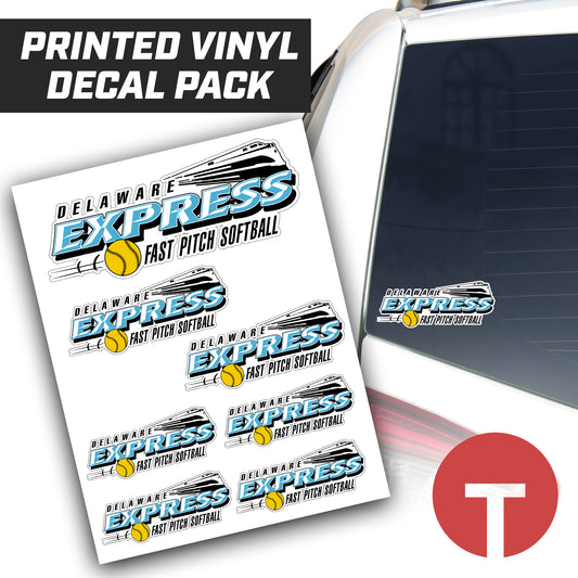 Delaware Express - Logo Vinyl Decal Pack