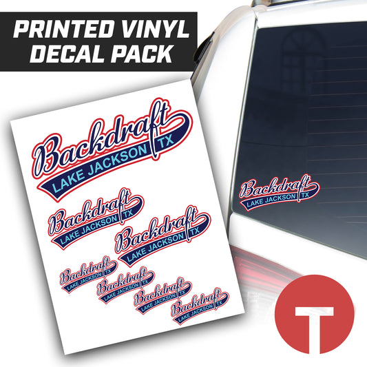 Backdraft - Logo Vinyl Decal Pack