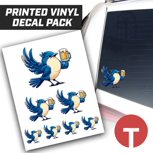 Bluebirds - Logo Vinyl Decal Pack