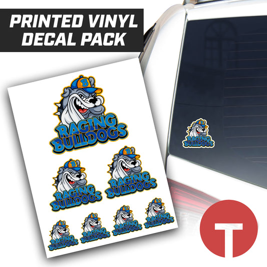 Raging Bulldogs - Logo Vinyl Decal Pack