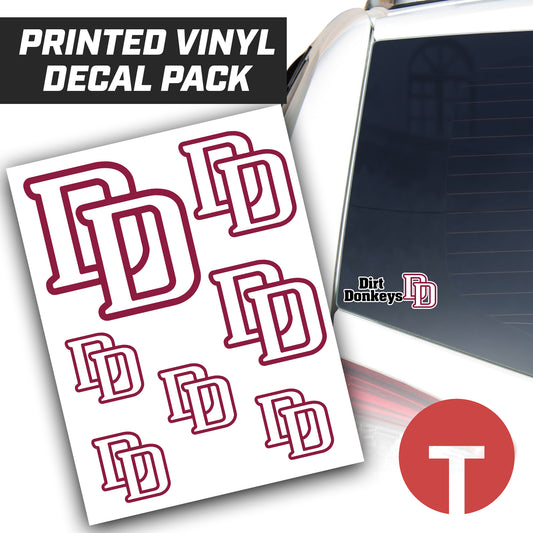 Dirt Donkeys - Logo Vinyl Decal Pack