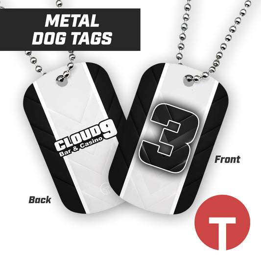Cloud 9 - Double Sided Dog Tags