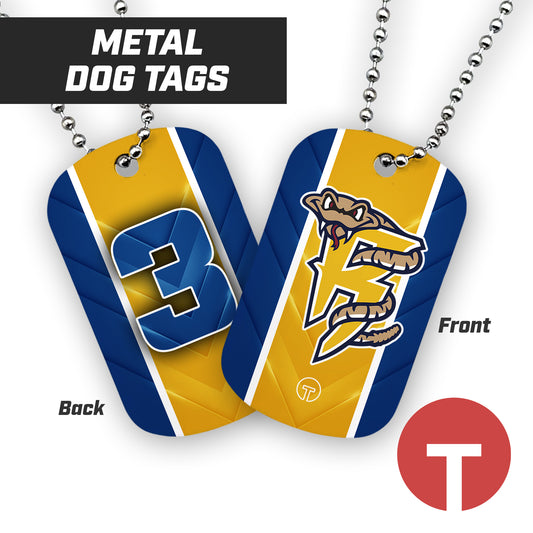 Rounding Third Rattlers - Double Sided Dog Tags