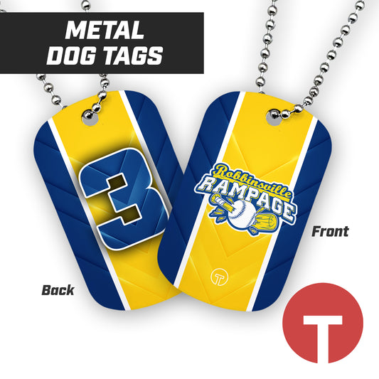 Robbinsville Rampage - Double Sided Dog Tags