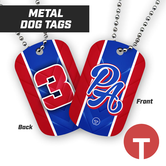 PA Playmakers - Double Sided Dog Tags