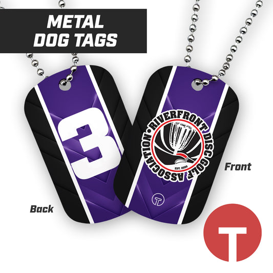 Riverfront Disc Golf - Double Sided Dog Tags