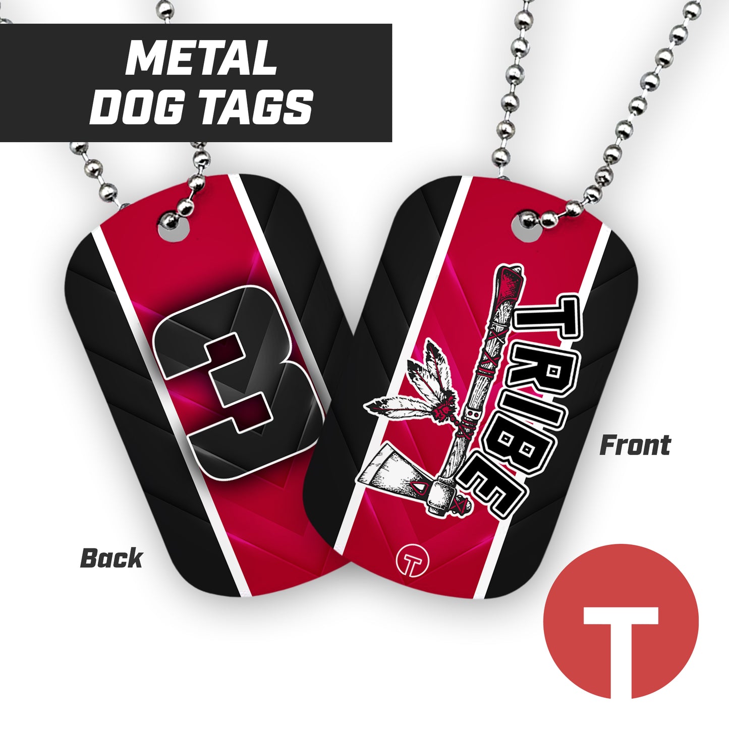 TRIBE - Double Sided Dog Tags