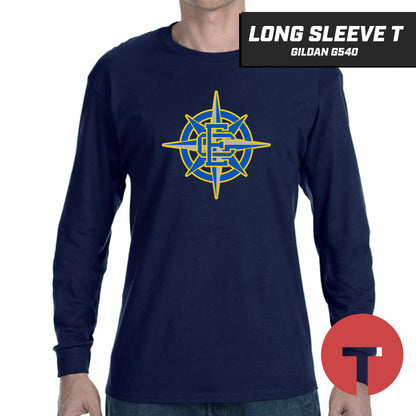 ECB Mariners - Long-Sleeve T-Shirt Gildan G540 - LOGO 1