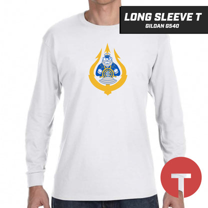 ECB Mariners - Long-Sleeve T-Shirt Gildan G540 - LOGO 2