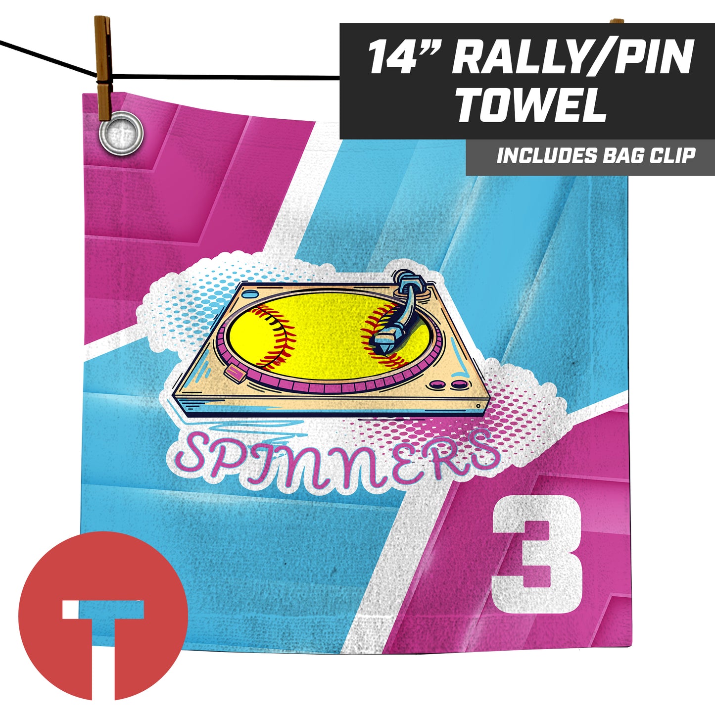 Spinners Softball - Rally Towel