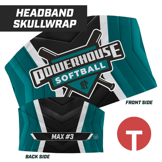 Powerhouse Softball - Skull Wrap Headband