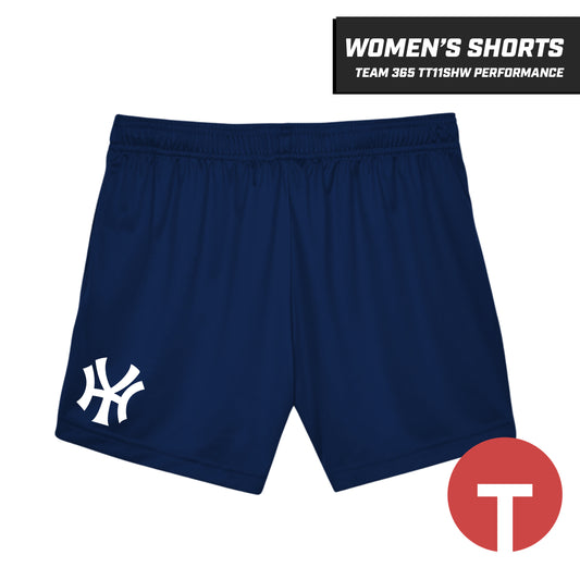 Hammond Yankees - Women's Performance Shorts - Team 365 TT11SHW