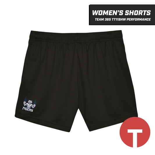 Tigers J Leon - Women's Performance Shorts - Team 365 TT11SHW